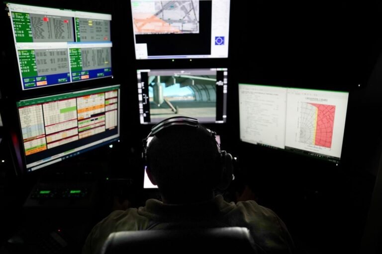 Degree Of Survivability Key Question For DIU/USAF MMA Program Pictured is a U.S. Air Force photo of an MQ-9A sensor operator with the 11th Attack Squadron inside a ground control station at Creech AFB, Nev. on Nov. 7, 2024.
