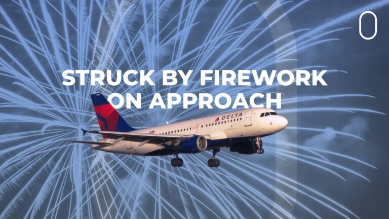 Delta Airbus A319 Struck By July 4 Firework Landing At Chicago Midway Delta Airbus A319 Struck By July 4 Firework Landing At Chicago Midway