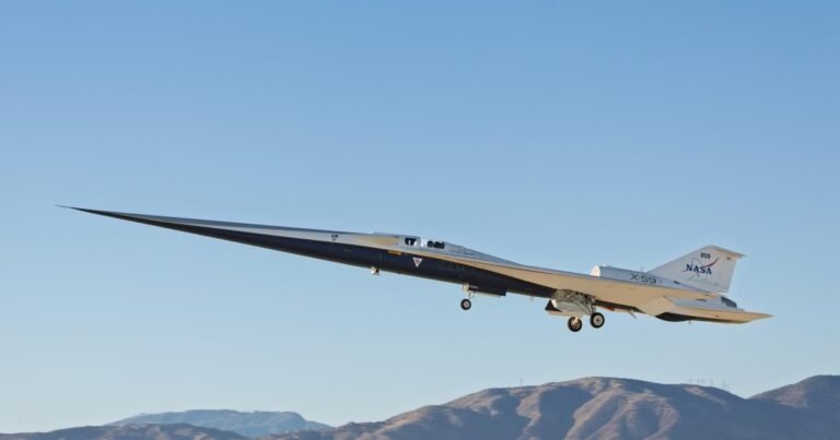 X-59 aircraft