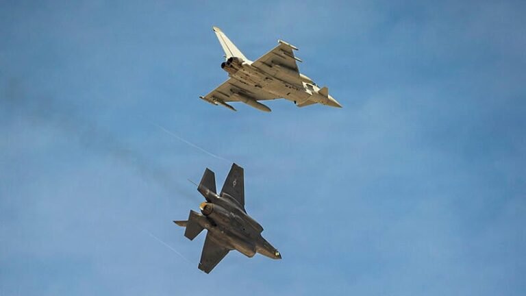Global Defense Spending Trends In Focus Eurofighter Typhoon (top) and Lockheed Martin F-35