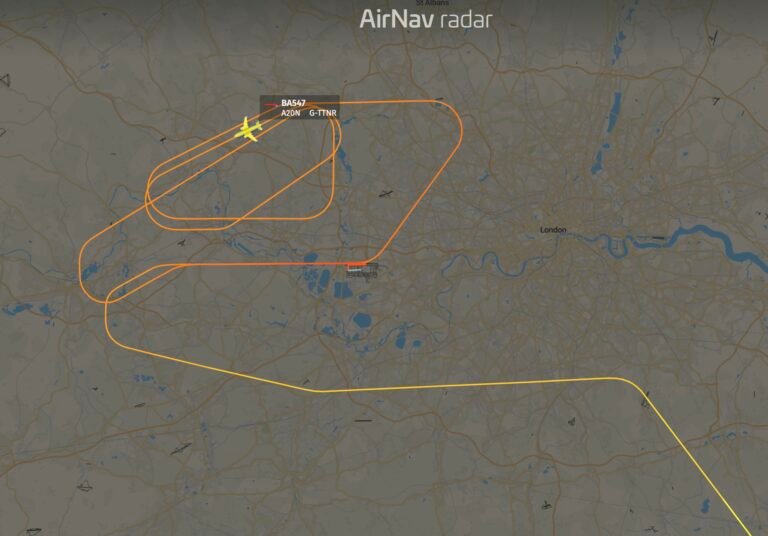 Heathrow switched to single runway operations following British Airways BA547 emergency landing