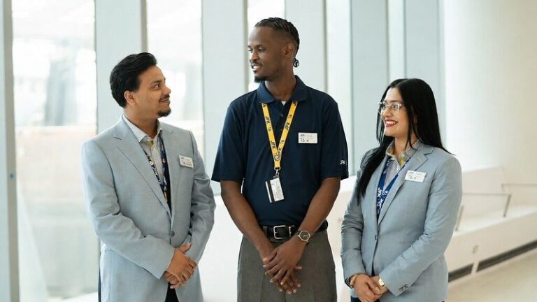 JFK Terminal 6 announces two new passenger service partnerships JFK T6 unveils its Guest Experience & Accessibility Services Agent uniforms. Credit: Jesse Walia for JFK Millennium Partners