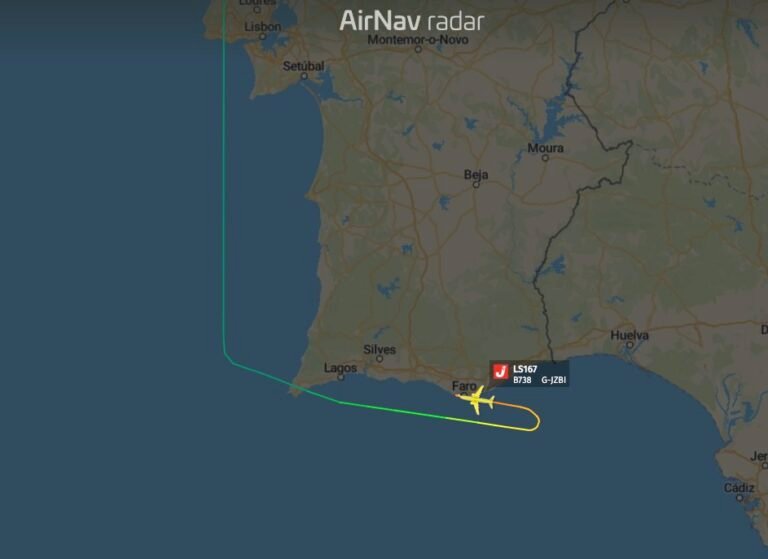 Jet2 flight LS167 declared an emergency and diverted to Portugal