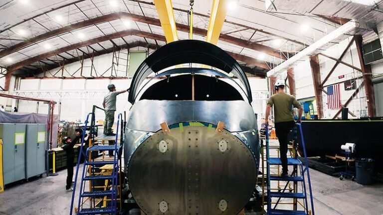 JetZero Moves To Higher-Thrust Engine Studies For Z4 Blended Wing Body JetZero blended wing body demonstrator under construction