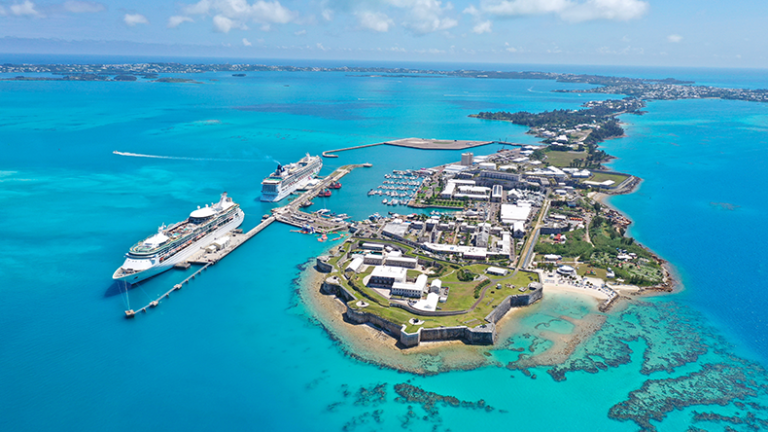 Tropical paradise island of Bermuda