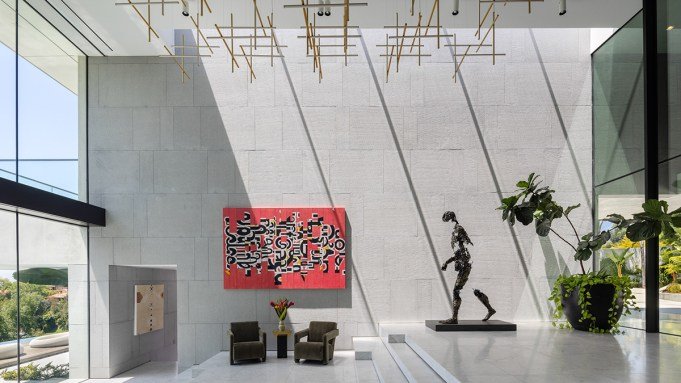 Louis Vuitton Hosted an Exhibit in This $88 Million Bel Air Home Louis Vuitton Hosted an Exhibit in This $88 Million Bel Air Home