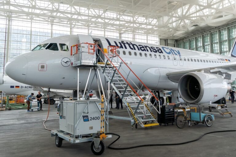 Lufthansa Technik tests next-gen AeroSHARK on A319 jet Lufthansa Technik tests next-gen AeroSHARK on A319 jet