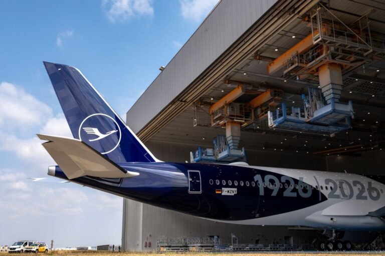 Lufthansa's first A350-1000 arrives in anniversary livery