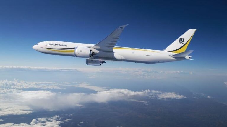 MSC Air Cargo Orders Five Boeing 777-8Fs MSC Air Cargo Boeing 777-8F