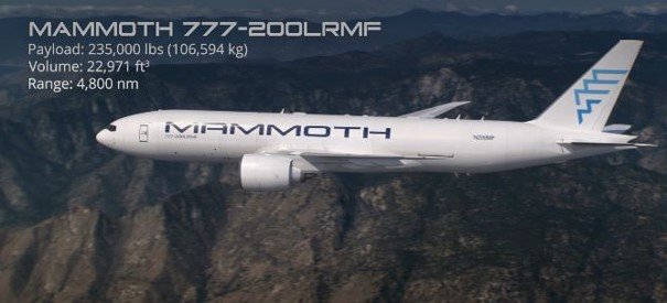 Mammoth converted B777-200Fs are awaiting commercial launch Mammoth converted B777-200Fs are awaiting commercial launch
