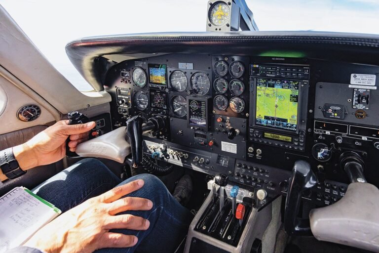 There are some tips you can follow to make that first dual cross-country flight a smooth one. [Credit: Stephen Yeates]