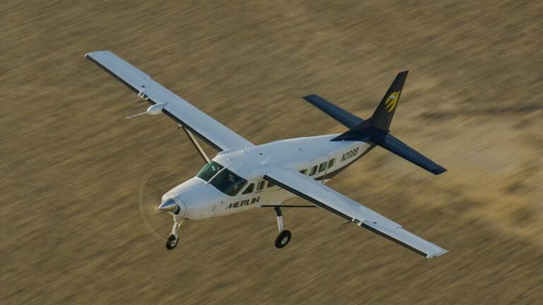 Merlin Showcases Autonomous Caravan Landing At Oshkosh Cessna 208B fitted with Merlin autopilot
