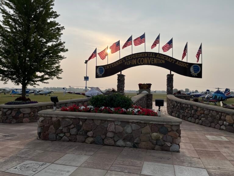 Sunrise at Oshkosh [Credit: Meg Godlewski]