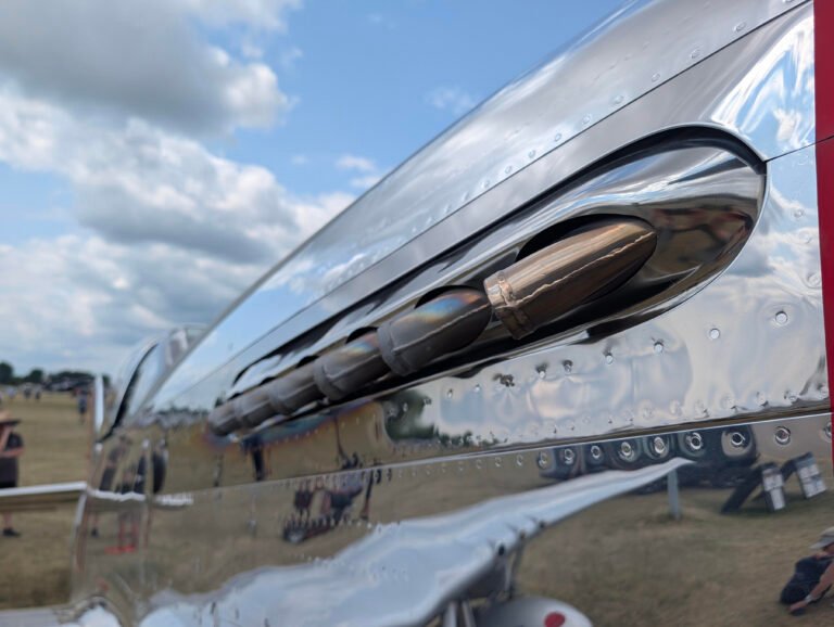 Picture of the Day: July 31, 2026 Polished P51 awaits the skies at AirVenture.