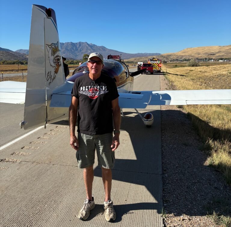 After a complete power loss in his RV-7A, the author made a successful highway landing. [Credit: Paul Strickland]