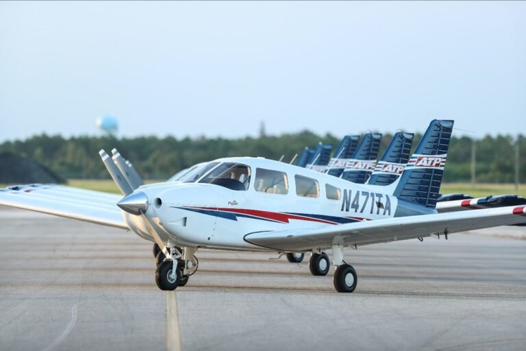 ATP Flight School relies heavily on Piper airplanes for its single-engine training. [Credit: ATP Flight School]