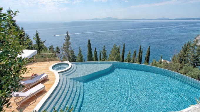 This $10.8 Million Home in Corfu Has a Hillside Infinity Pool This $10.8 Million Home in Corfu Has a Hillside Infinity Pool