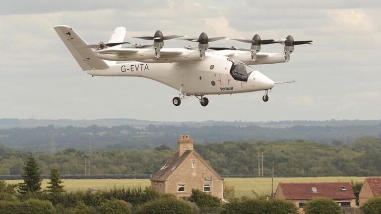 Transition Flights Increase Vertical’s Certification Confidence Vertical Aerospace eVTOL prototype