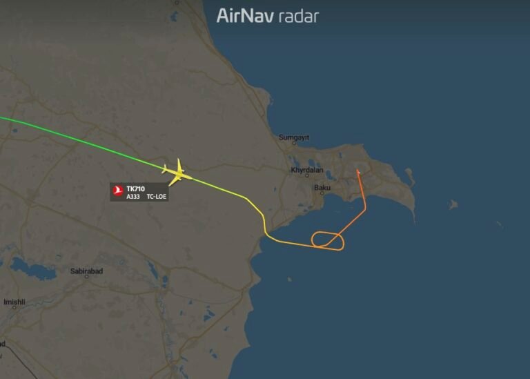 Turkish Airlines flight TK710 to Islamabad declared an emergency and diverted to Baku Turkish Airlines flight TK710 to Islamabad declared an emergency and diverted to Baku