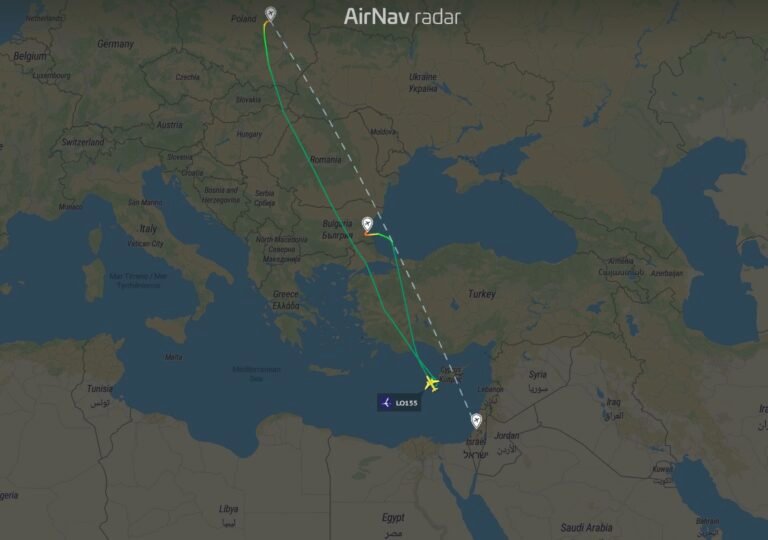 Two Israeli Air Force fighter jets were scrambled to intercept unresponsive flight from Warsaw