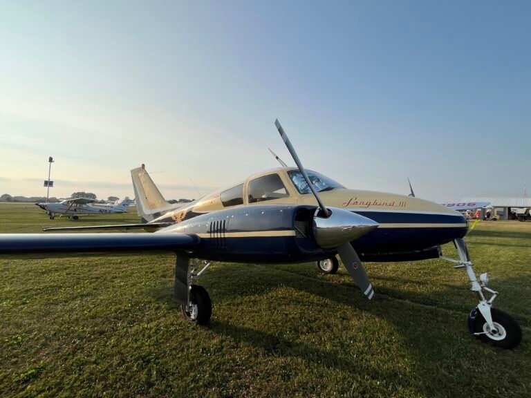 The Cessna 310D used in publicity photos for Sky King [Credit: Meg Godlewski]
