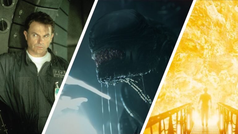 What happened to space horror movies? Split image showing three space horror movies: Event Horizon, Alien: Romulus, and Sunshine