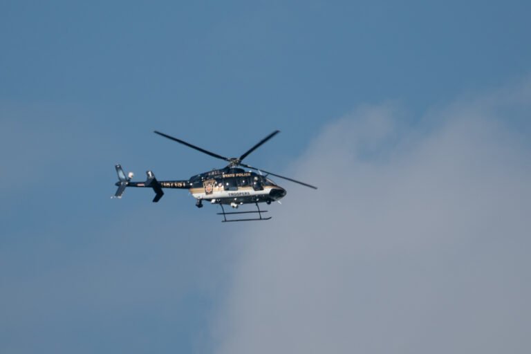 A Pennsylvania State Police Bell 407 was struck by Cessna 150 flying in the pattern at a nontowered airport west of Harrisburg. [Credit: Shutterstock]