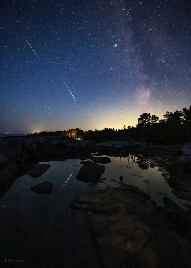 APOD: 2026 August 15 – Bright Perseids from Sweden APOD: 2026 August 15 - Bright Perseids from Sweden