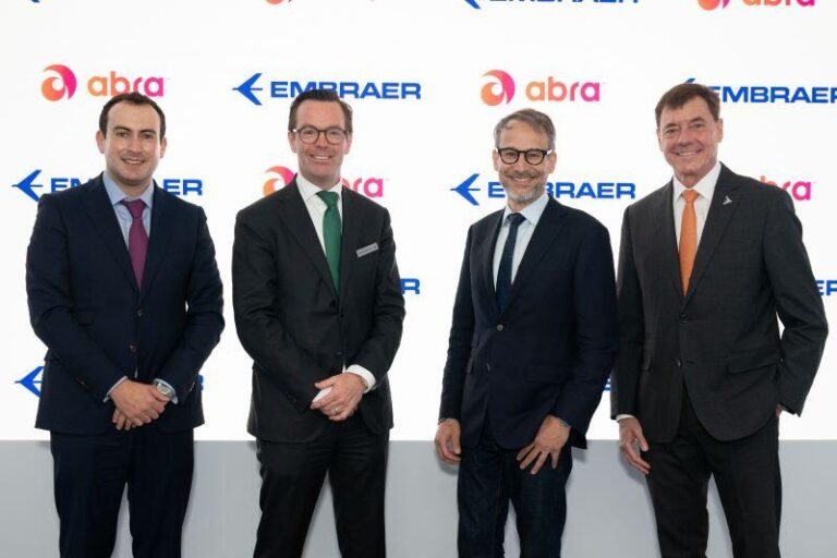 Abra Continues Studying Where To Deploy Its New E2s Abra Embraer execs Fboro 2026