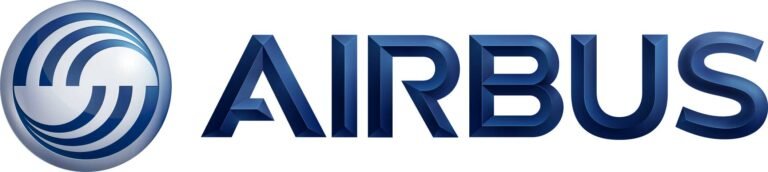 Airbus logo 3D Blue