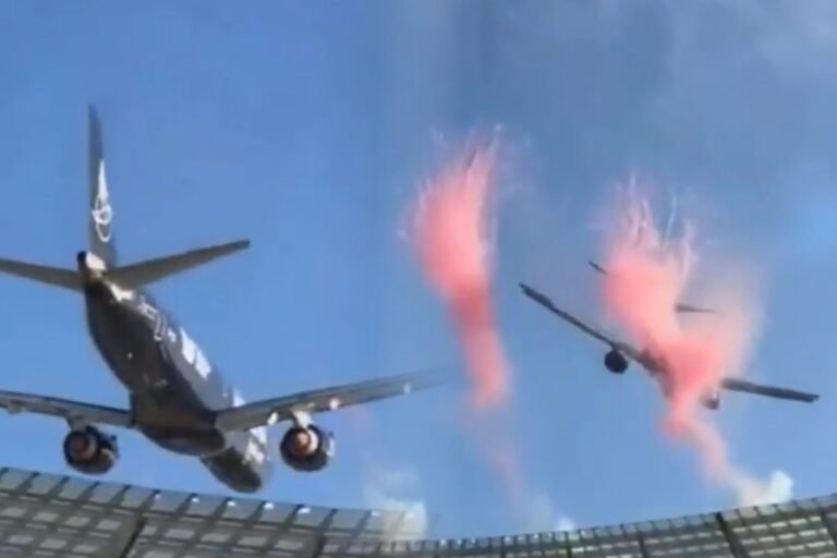 Airlink E-Jets’ low stadium flypast sparks safety debate Airlink E-Jets’ low stadium flypast sparks safety debate