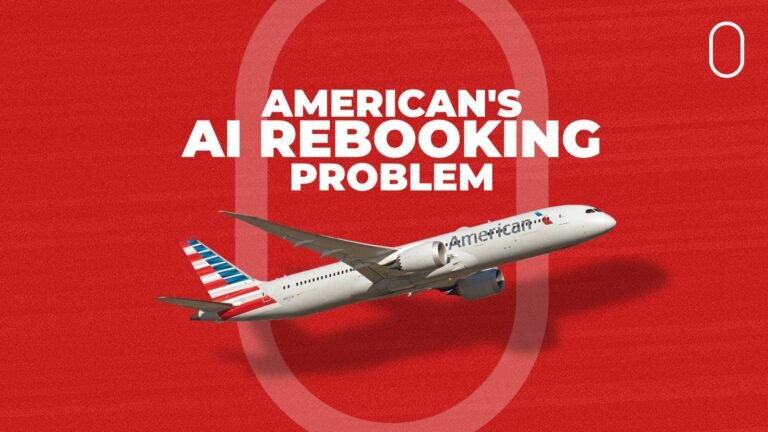 American Airlines' AI Is Rebooking Passengers Onto Later Flights Without Asking Them