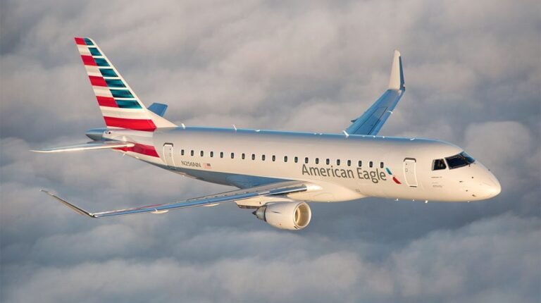 American Airlines and Infinium fly first commercial passenger flight on eSAF An American Airlines jet in flight above the clouds.