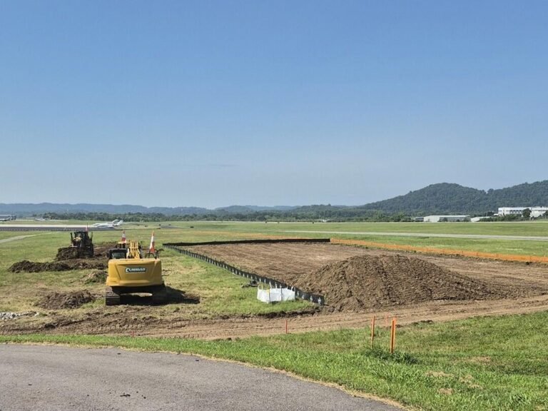 Atlantic Aviation construction at JWN