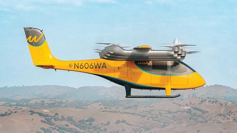 Wisk autonomous eVTOL air taxi