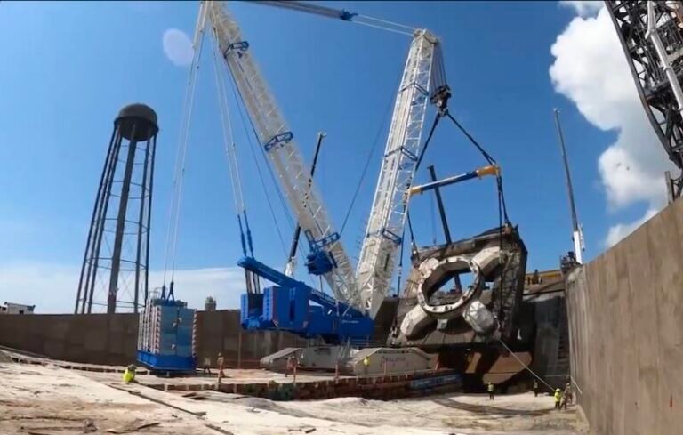Blue Origin Traces New Glenn Accident To Engine Oxygen Valve The 2 million-lb. launch table at SLC-36 was lifted out of flame trench in July for inspections and adjustments.