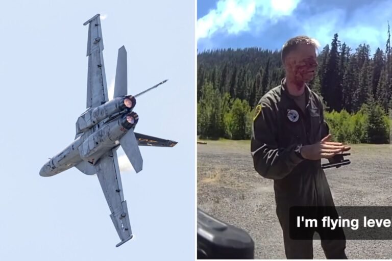 Bodycam shows aftermath of F/A-18 crash in Washington