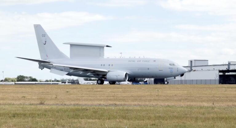 Boeing rolls out second RAF Wedgetail in full livery Boeing rolls out second RAF Wedgetail in full livery