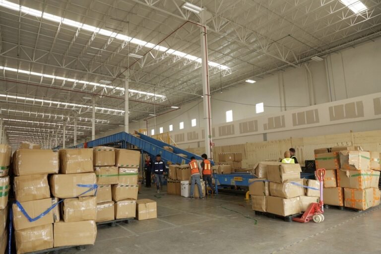 Cainiao sorting centre in Mexico