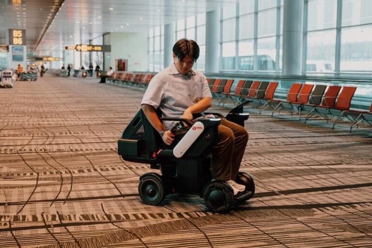 Changi Rolls Out Autonomous Wheelchairs For Reduced-Mobility Travelers autonomous wheelchair at changi