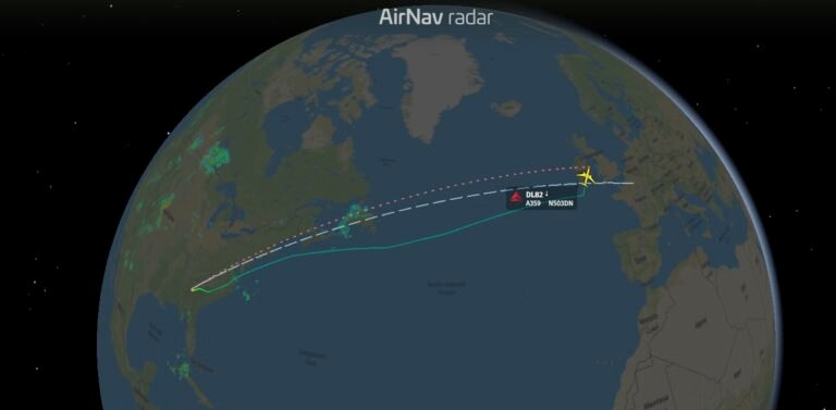 Delta flight DL82 from Atlanta to Paris diverted to Dublin this morning