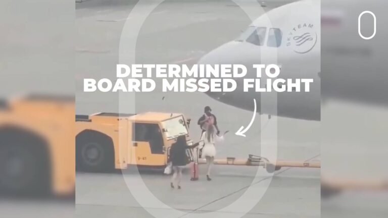 Desperation? Strong Sense Of Entitlement? Women Run Onto Tarmac To 'Catch' Missed Flight