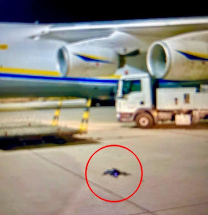 Explosive Drone Discovered Next to Ukrainian Cargo Jet in Suspected Sabotage at German Airport Explosive Drone Discovered Next to Ukrainian Cargo Jet in Suspected Sabotage at German Airport