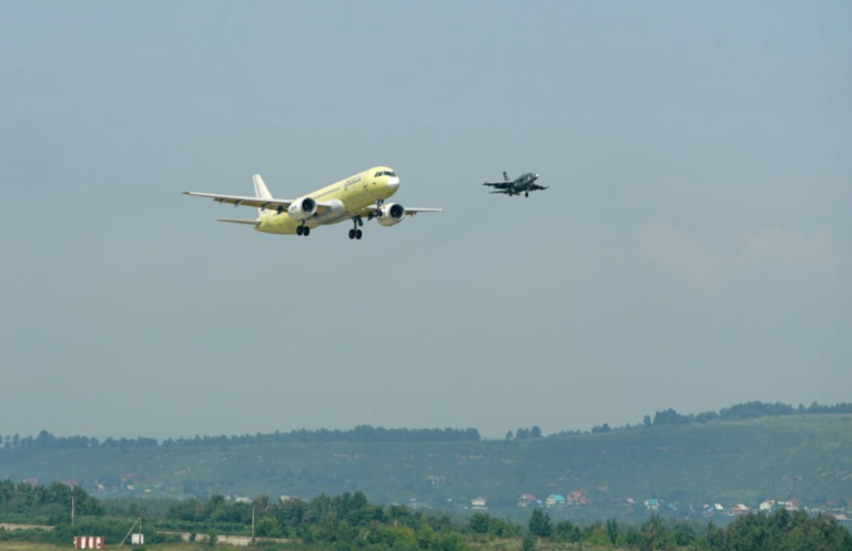 First Production Yakovlev MC-21-310 Flies