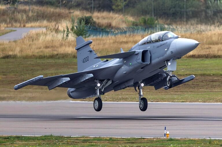 First Two-Seat Gripen F Flies In Sweden Gripen F two-seater