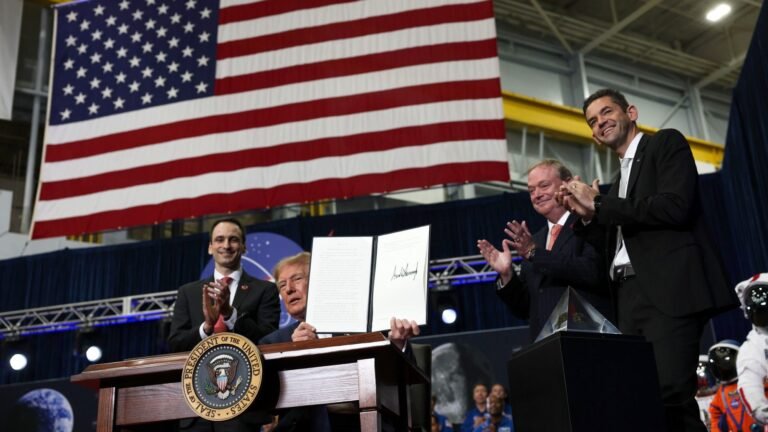 'It's going to be beautiful': President Trump signs order to create U.S. Space Academy