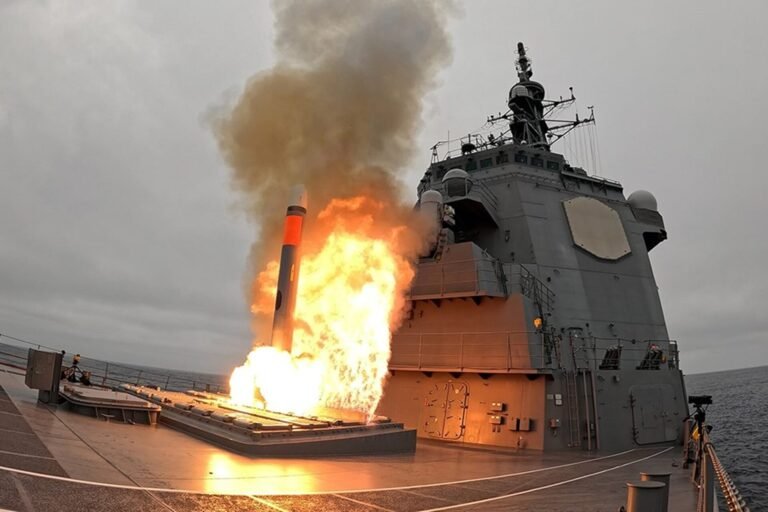 Japan fires first Tomahawk missile from warship Japan fires first Tomahawk missile from warship