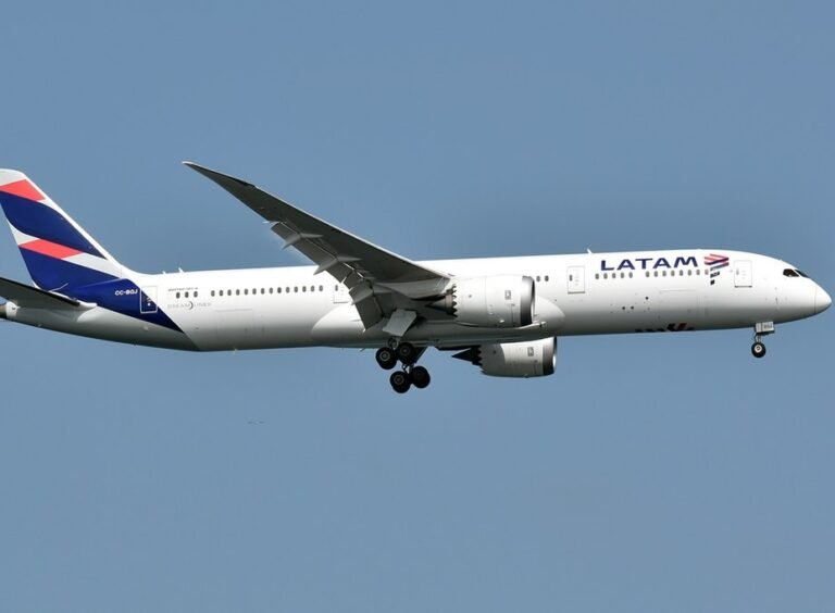 LATAM confident in outlook, growth after Q2 profit LATAM 787-9