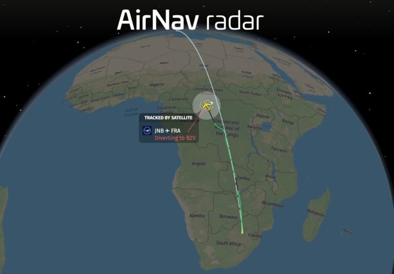 Lufthansa Boeing 747 from Johannesburg is declaring an emergency and diverting to Brazzaville Lufthansa Boeing 747 from Johannesburg is declaring an emergency and diverting to Brazzaville