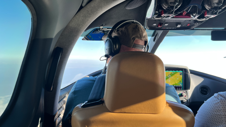 SF50 interior In flight [Credit: Tripp Thurston]